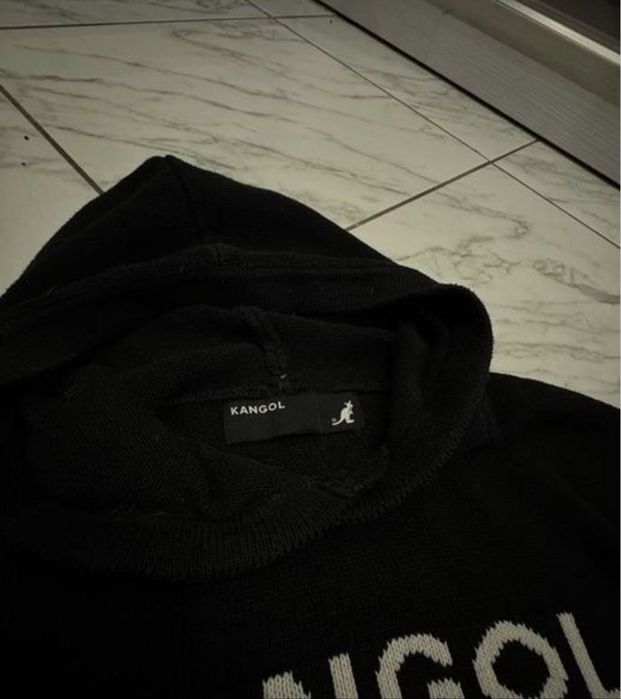 Вязаний светер худі Kangol