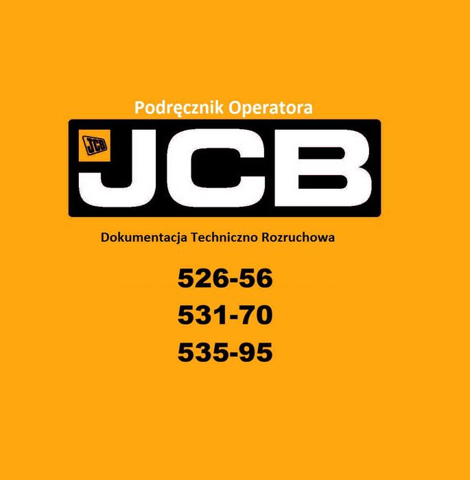 DTR Instrukcja operatora, katalog obsługi, UDT - serwis - JCB 535-95