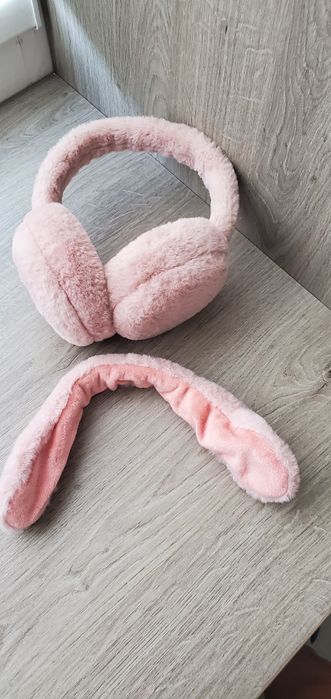 Тёплые наушники, меховые нежные