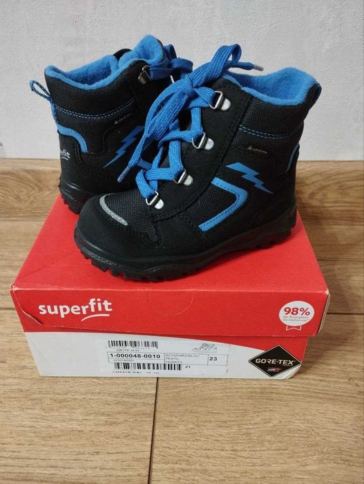 Нові черевики Superfit Husky з мембраною Gore-Tex, р.23.