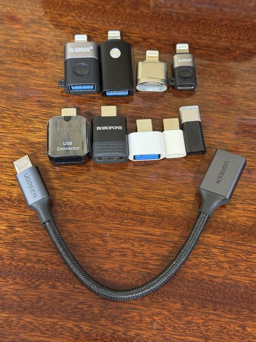 Адаптери flash 2gb 128 mb 64 gb micro sd конвертери baseus sandisk kingston ugreen lighting type c micro usb 9v 12v роутер перехідник aux кабель