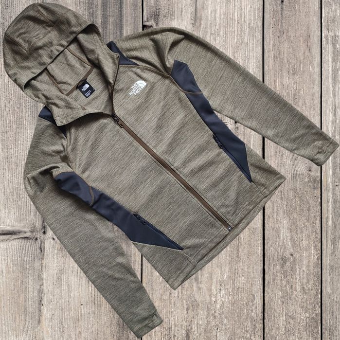 Зіп-худі The North Face midlayer olive (Розмір S)
