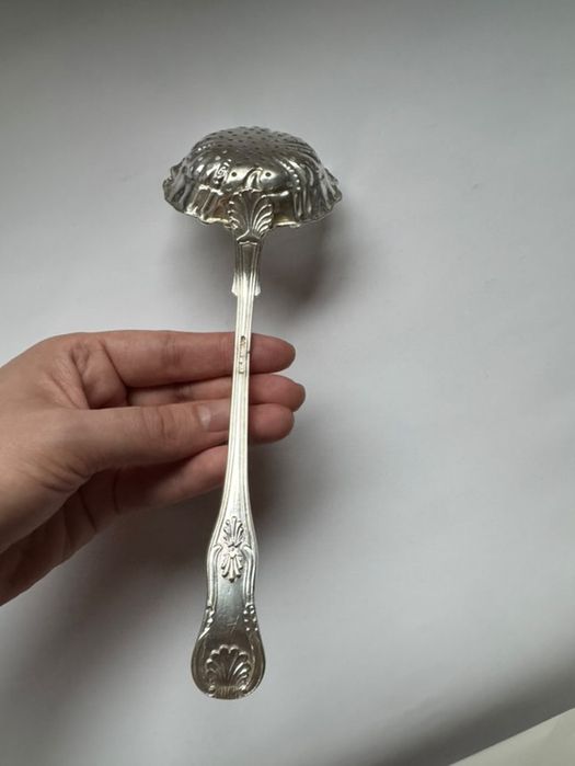 Ложка ситечко,Швеція. Посріблена.
