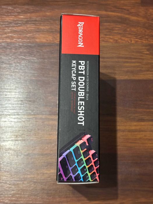 Redragon PBT Doubleshot keycaps (czarne)