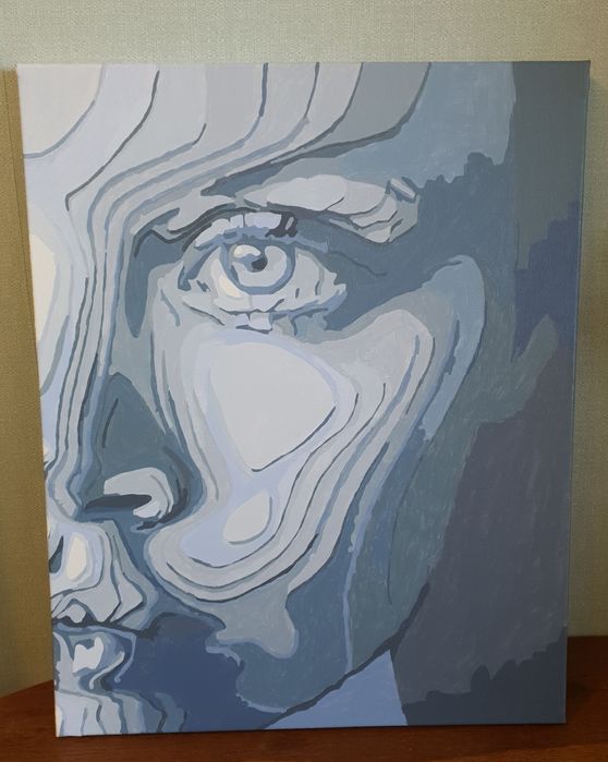 Намальована картина 40х50 - Цей погляд