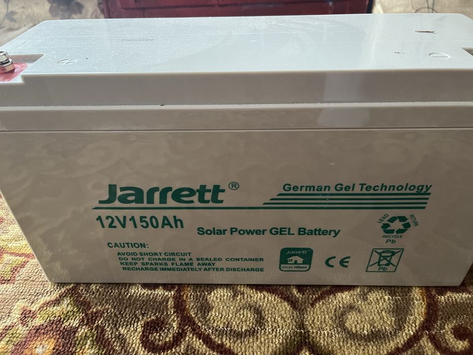 Продам акумулятор гелевий Jarrett GEL Battery 150 Ah 12 V
