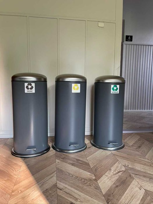 Kosz ciemnoszary IKEA Mjosa 30 l.