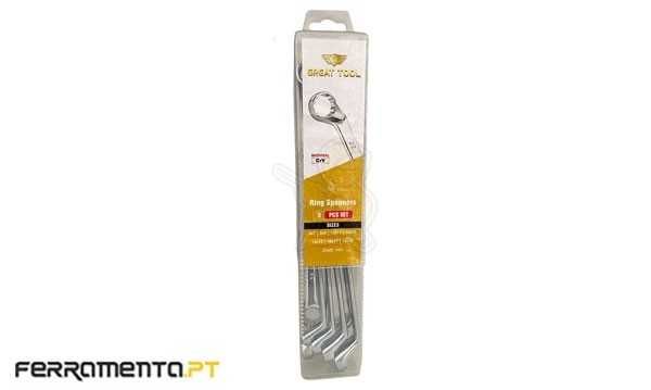 Jogo de 8 Chaves Luneta 6-22mm Great Tool JGLT622