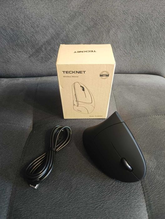 Mysz bezprzewodowa 5 poziomów 4800DPI czarna