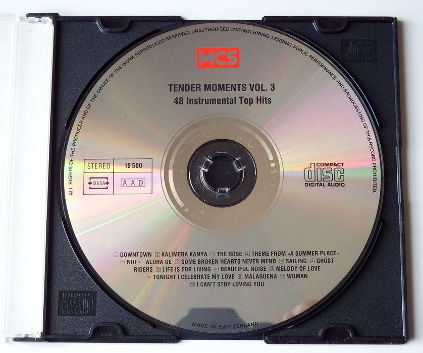 CD Tender Moments vol. 3, 48 instrumental top hits (Swiss)