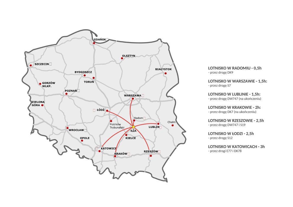 Nowoczesna hala od 2000 m² do wynajęcia – magazyn/produkcja Iłża, DK9