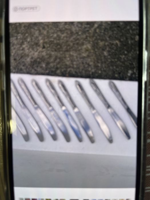 Ножі столові із нержавіючої сталі(нові)