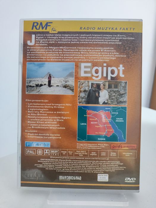Egipt płyta  DVD