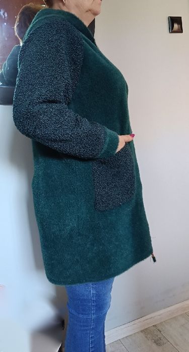 Alpaka NOWA butelkowa zieleń r. 42/44