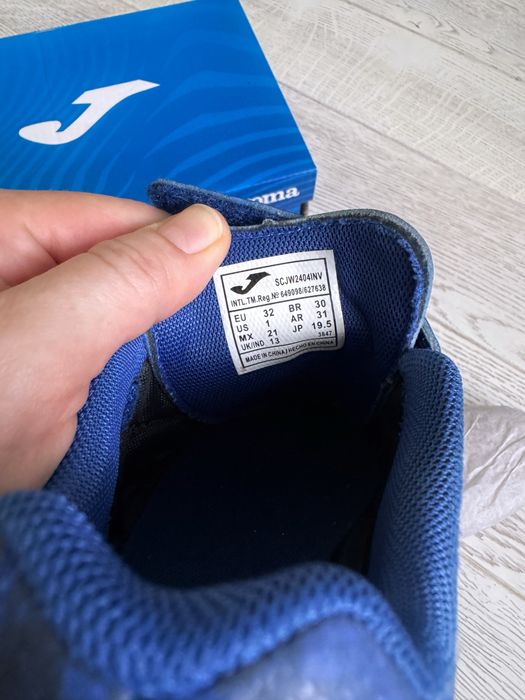Бутси футзалки JOMA SUPER COPA 32 та сороканіжки POWERFULL 34 розмір