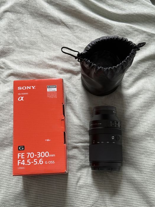 Sony FE 70-300mm F4.5-5.6 G OSS SEL70300G – stan idealny, komplet