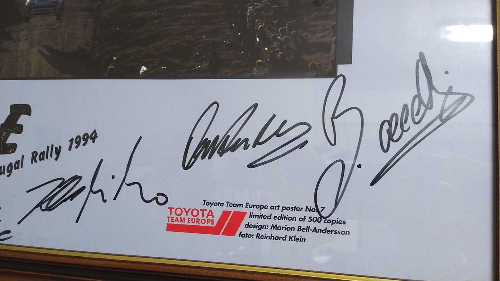 Poster Oficial Toyota Rallye Team 1994 Rampa de Fafe