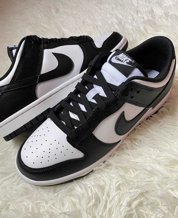 Buty Nike dunk czarno białe R.37.5