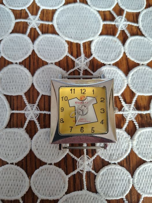 Zegarek EWATCH Quartz designerski, nietypowe szkiełko 3D, sprawny