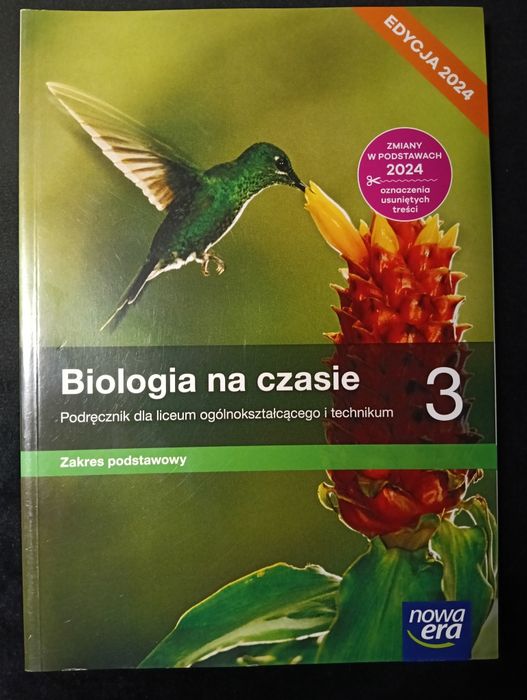 Podręcznik do Biologii Nowa Era (zakres podstawowy / do klas 3)