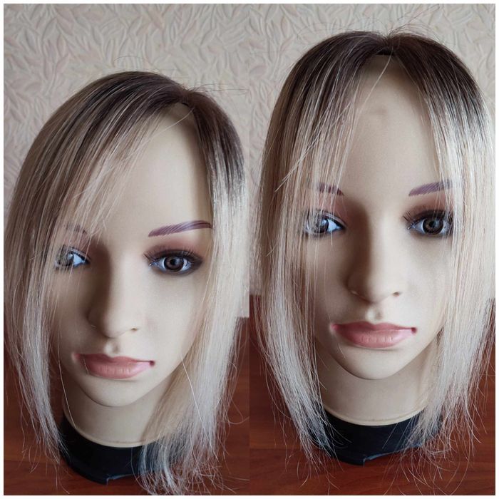 Топпер перука натуральне волосся