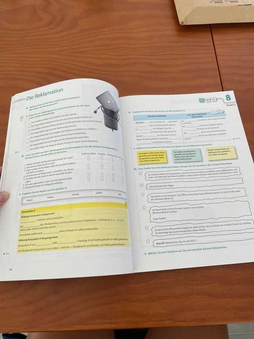 Livro alemão B1.2
Aspekt neu
Lehr und Arbeitsbuch, Teil 2