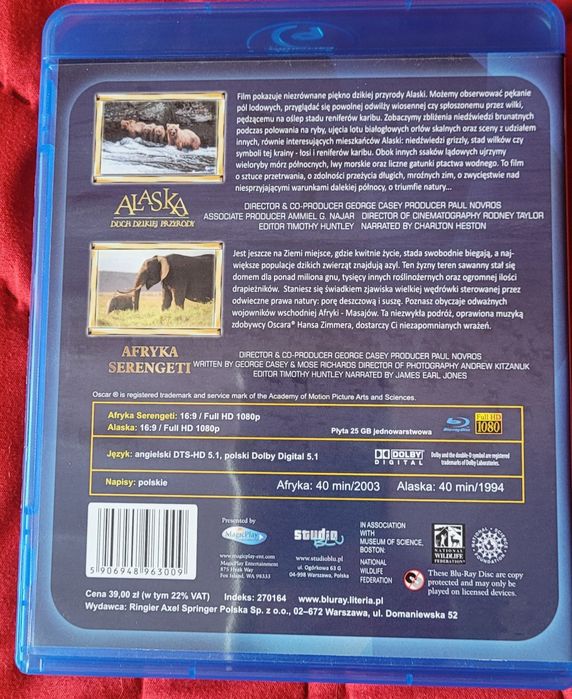 Film przyrodniczy na bluray