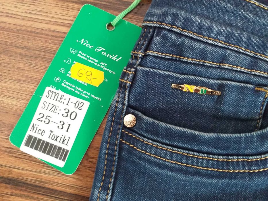 NOWE Dżinsy jeansy r.30 NOWE z metką