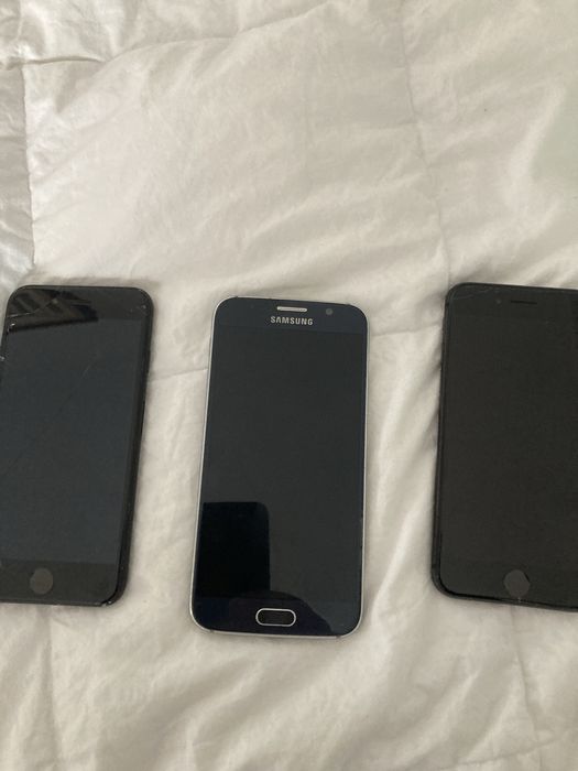 Telefony iphone  Samsung uszkodzne