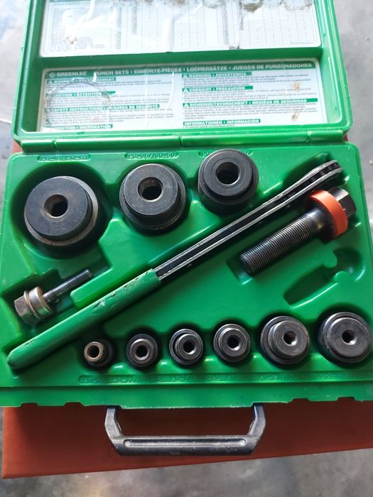 Jogo perfuradores redondos  GREENLEE.