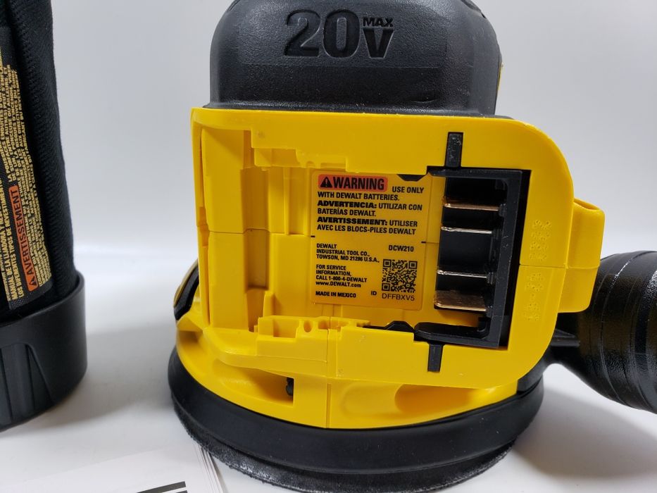 DeWALT DCW210 Шліфмашина ексцентрикова акумуляторна