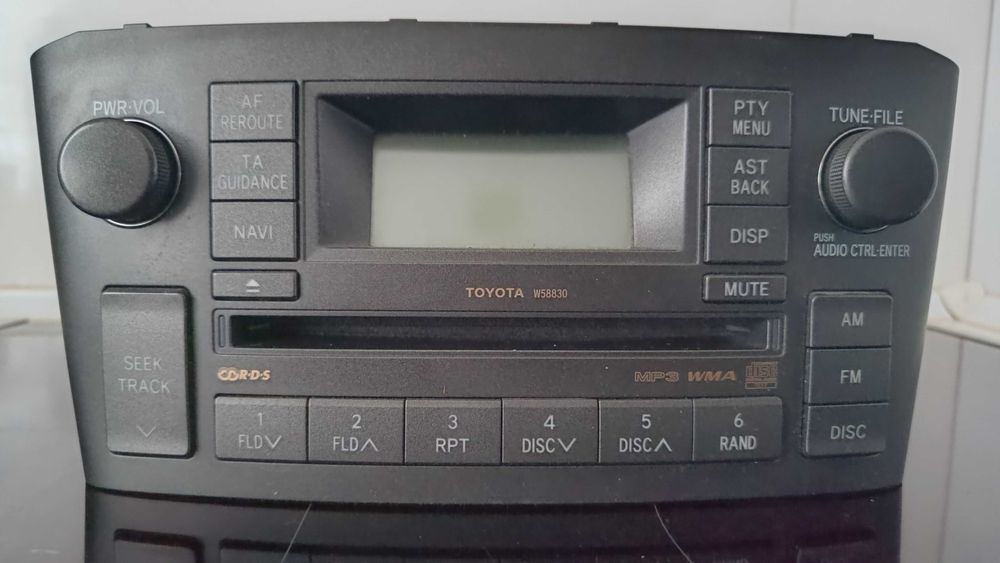 Radio Toyota Avensis T25 MP3 WMA Panasonic 2DIN oryginał