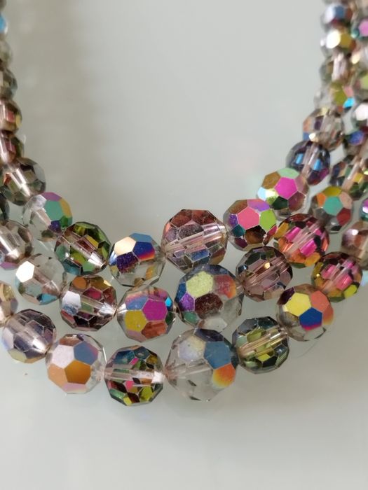 lindo colar vintage de cristal