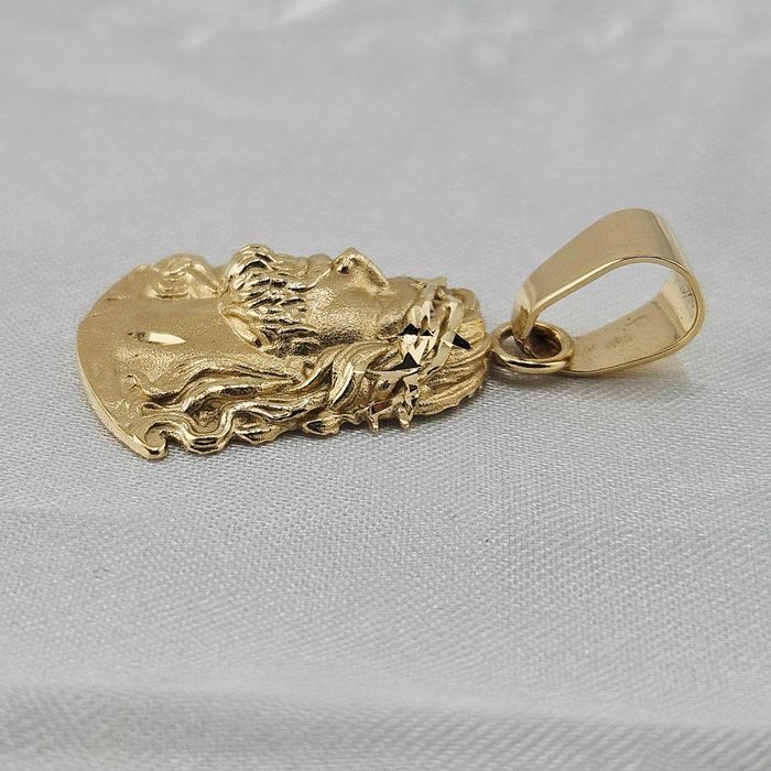 Złota zawieszka JEZUS CHRYSTUS 4,51g PR.585 14K dł. 3,3cm