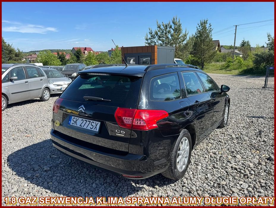 Citroën C5 2011 r 1.8 GAZ SEKWENCJA Klima Sprawna Alumy Długie Opłaty Serwisowany