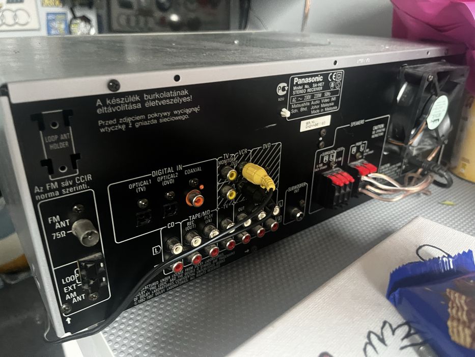 Kolumny indiana line tesi plus ampituner panasonic sa he 7
