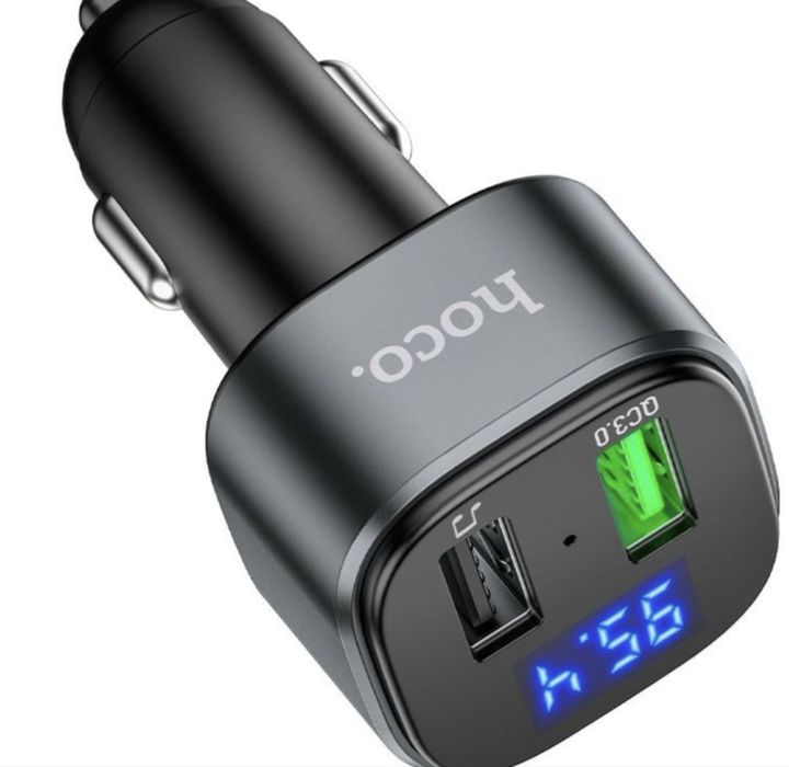 Автомобильное зарядное FM модуляторТрансмиттерНосо Е67 Быстрая Зарядка