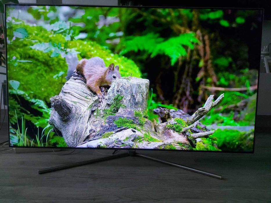 TV QLED-Samsung  QE55Q8FAM-4K UHD - 100 Hz - Bluetooth + Pilot + Noga