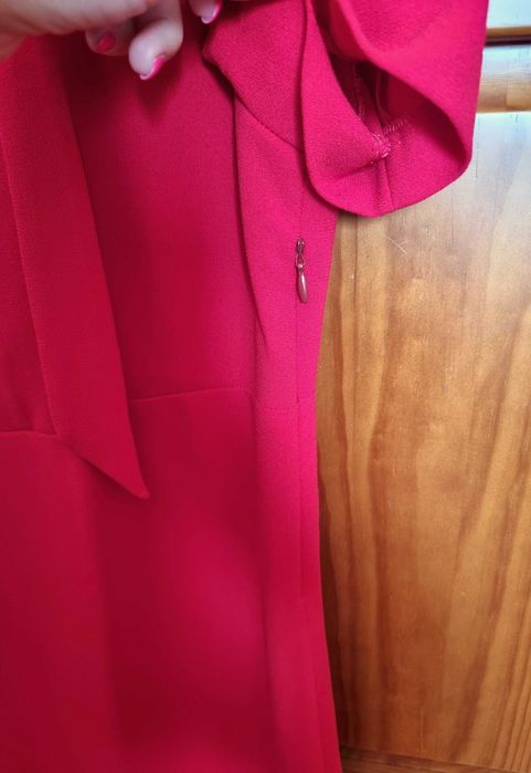 Vestido vermelho Zara, tamanho XS - nunca usado