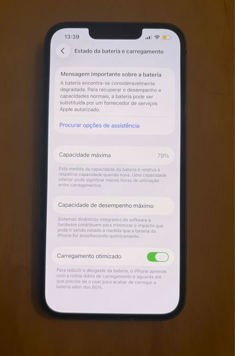 iPhone 13 - 128GB - Cor Azul  Estado: Usado, em ótimo estado!