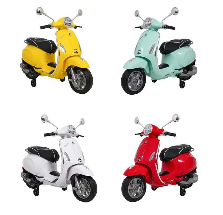 Skuter Vespa ROMA Auto na akumulator motor motorek Pojazd dla dzieci