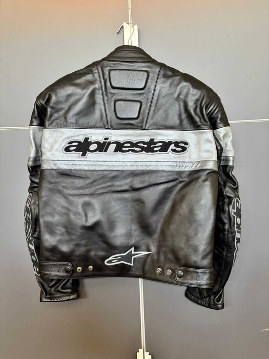 Casaco de Couro Alpinestars Original - Tamanho EUR 50 (M/L) - Com Proteções - Como Nova