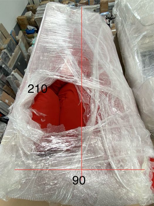 Sofa vermelho e veludo barato