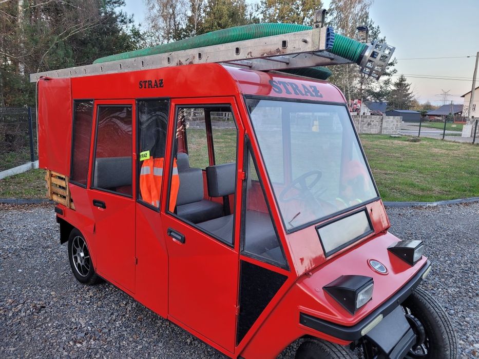 Melex wózek elektryczny Straż OSP PSP MDP pojazd specjalny 48v