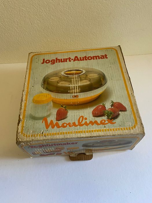 Iogurteira Moulinex na embalagem original retro vintage