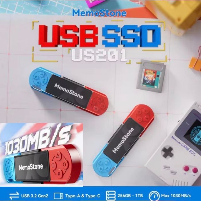 Память флешка Kingspec us 201, 256gb usb type C 3.2 gen 2, usb type A