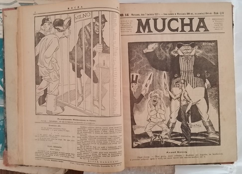 Czasopismo Mucha rocznik 1922
