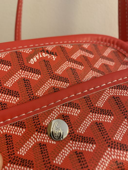 Goyard mala vermelha
