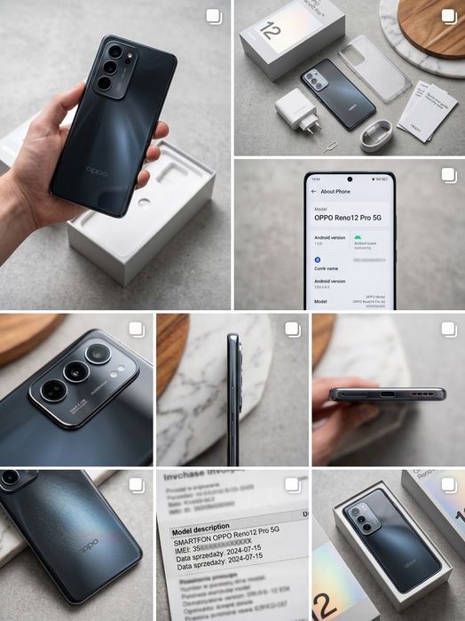 OPPO Reno12 Pro 5G | Stan Bardzo Dobry | Komplet