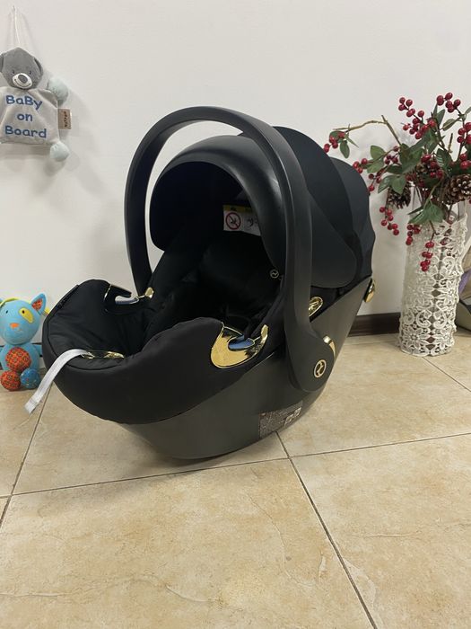 Автокрісло Cybex Aton Q Jeremy Skott Platinum Група 0+/1 (0-13 кг) автолюлька сайбекс